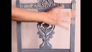 Quick Annie Sloan Gilding Wax tutorial [upl. by Romito398]