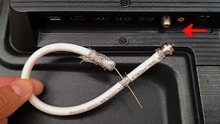 A Piece of Coaxial Cable Unlocks all TV channels  Antenna Booster [upl. by Mattah397]