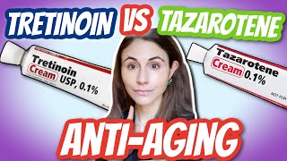 TRETINOIN VS TAZAROTENE FOR ANTIAGING 🤔 Dermatologist DrDrayzday [upl. by Ahsinauj1]