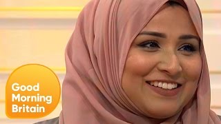 Hijabi Woman Challenges Women to Try Wearing the Hijab  Good Morning Britain [upl. by Ruscio902]