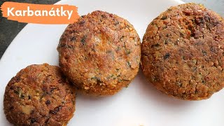 Smažené Cizrnové Placky nebo Karbanátky  Vegan [upl. by Akirat438]