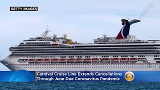 Carnival Cruise Line Extends Cancellations [upl. by Cleavland]