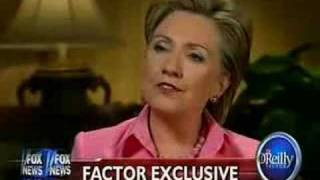 Hillary Clinton Goes on the OReilly Factor [upl. by Ylatan]