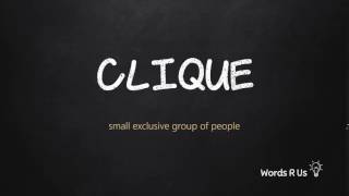 How to Pronounce CLIQUE in American English [upl. by Wildee]