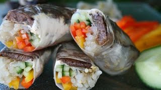 Jn Korean BBQ Boneless Ribs Salad Rolls [upl. by Feola]