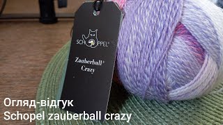 Оглядвідгук на пряжу Schoppel zauberball crazy [upl. by Evanne]