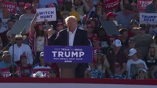 WATCH LIVE Donald Trump host first 2024 presidential campaign rally in Waco [upl. by Ciel885]