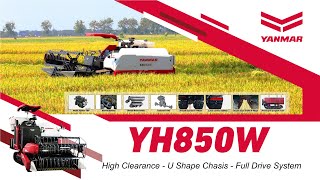 New Combine Harvester Yanmar YH850W [upl. by Ontine]