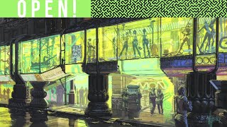 OPEN The Movie Art of SYD MEAD Visual Futurist book unboxing amp review [upl. by Alimat]