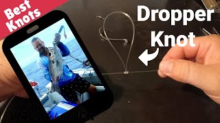 How to tie a dropper loop knot Paternoster Rig [upl. by Cresida536]