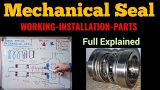 Mechanical Seal Working Installation and Parts Explained [upl. by Winchell]