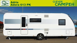 Adria Adora 613 PK 2021 Familiengrundriss auf 820 Meter Länge  TestReview  Clever Campen [upl. by Royden]