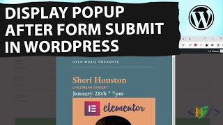 How To Display A Popup After Elementor Pro Form Submission in WordPress [upl. by Ennaid]