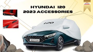 Hyundai i20 2023 Accessories  Full list with Price Entire range hyundaii20 hyundaiindia [upl. by Nal234]