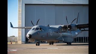 First look of stunning C295 aircraft in the colour of Indian Air Force airbus indianairforce [upl. by Elliott]