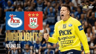 OTP Bank  PICK Szeged 🆚 SC Magdeburg  Round 01  Machineseeker EHF Champions League 202425 [upl. by Anaoj]