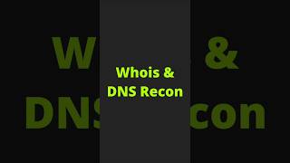 Day 6 WHOIS amp DNS Recon [upl. by Gibby]