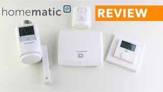 Smarter Wohnen HOMEMATIC IP im Test Raumklima und Sicherheit Review [upl. by Aterg]