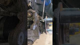 How to Remove stuck wheel bearing with impact 12mm bolt and nut [upl. by Rramed642]