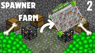 Spawner farm  Unlimited xp  Minecraft bedrock  Minecraft java  Survival series [upl. by Foote]