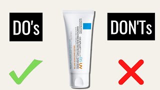 How To Use La Roche Posay Cicaplast Baume B5 UV SPF50 [upl. by Illom203]