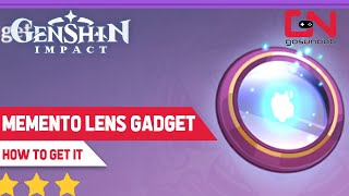 How to Get Memento Lens Genshin Impact Inazuma Gadget [upl. by Nawuj]