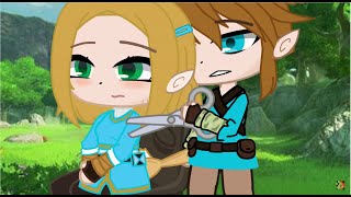 BOTW Gacha Link cutting Zeldas hair [upl. by Shirleen]