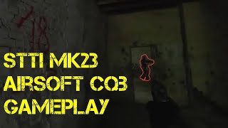 STTI MK23 airsoft gameplayBolt Action Dude goes into the Building [upl. by Claretta]