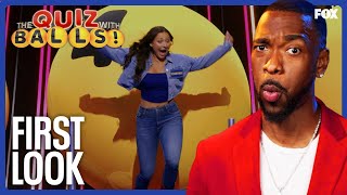 First Look at Jay Pharoah’s New Game Show  The Quiz With Balls [upl. by Ahsitahs]