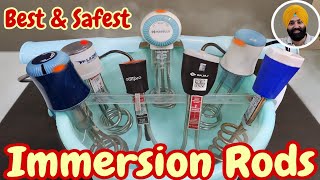 Safest Immersion Rod Water Heaters in INDIA  Best Immersion Rod in INDIA 2024 [upl. by Poore650]