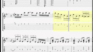 Usted  Jose Feliciano  solo guitar  transcription [upl. by Anelyak]