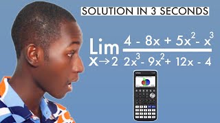 LIMITS CALCULATOR TRICK Casio fxCG50 graphing calculator Tutorial  A Level Maths Trick [upl. by Kentigerma667]