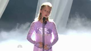 Jackie Evancho  AGT  Sept 7 2010 quotPie Jesuquot [upl. by Meingoldas]