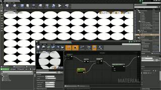 Dot Shader  Screen Effect Material in UE4 [upl. by Nawak]