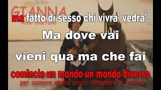 Gianna  karaoke cantafacile [upl. by Derfliw]