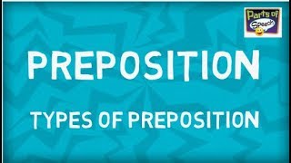 What is Preposition  Type of Preposition  Parts of Speech [upl. by Dnomyar]