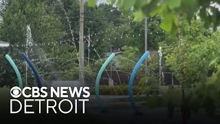 Splash pad in Rochester Hills reopens weeks after shooting [upl. by Kristos]