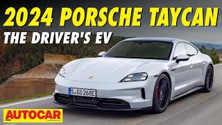 2024 Porsche Taycan review  Even more power for allelectric Porsche  autocarindia1 [upl. by Nytram]