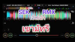 เขามัทรี เอกซ์ ศุภกฤต🚀 SEK RMX 🔥จัดให้สุดสาย🛸 จัดไปสายปาร์ตี้ 🍷หมอลำ wedj 📱 [upl. by Seward]