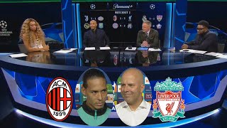 AC Milan vs Liverpool 13 Henry And Carragher Review  Virgil van Dijk And Arne Slot Reaction [upl. by Dranyar]