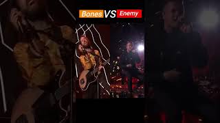 Imagine Dragons Bones versus Enemy livepeformance noautotune shorts [upl. by Elehcor]