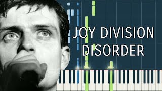 Joy Division  Disorder  Piano Tutorial [upl. by Scholz]