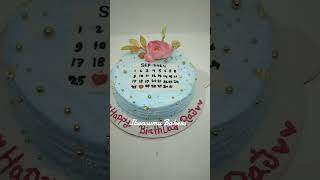 Calendar theme cake😍pageIbraSumu BakeRscake cake birthdaycake [upl. by Aretse]