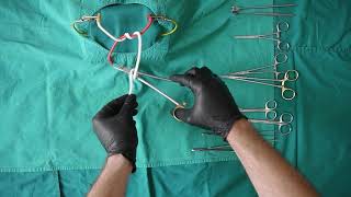 Surgeons Knot with Needle Holder [upl. by Edrock]