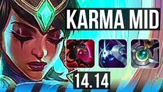 KARMA vs LUX MID  6222 65 winrate  BR Grandmaster  1414 [upl. by Van475]