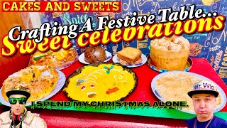 Sweet Celebrations Crafting a Festive Christmas Table with Delectable Cakes and Sweets [upl. by Niwled]