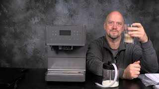 Test af Miele CM6 espressomaskine [upl. by Ahsasal530]