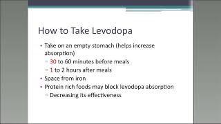 Parkinsons Medications  Part 1 Levodopa [upl. by Kahn]