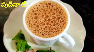 చక్కని ఆరోగ్యానికి చిక్కని పుదీనా టీ Pudina Tea TeluguMint Milk Tea RecipeHow To Make Pudina Tea [upl. by Quar933]