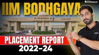 IIM Bodhgaya Placement Report 202224💰💸 MBA Placement in 2024  IIM Placements amp Packages [upl. by Noryahs]